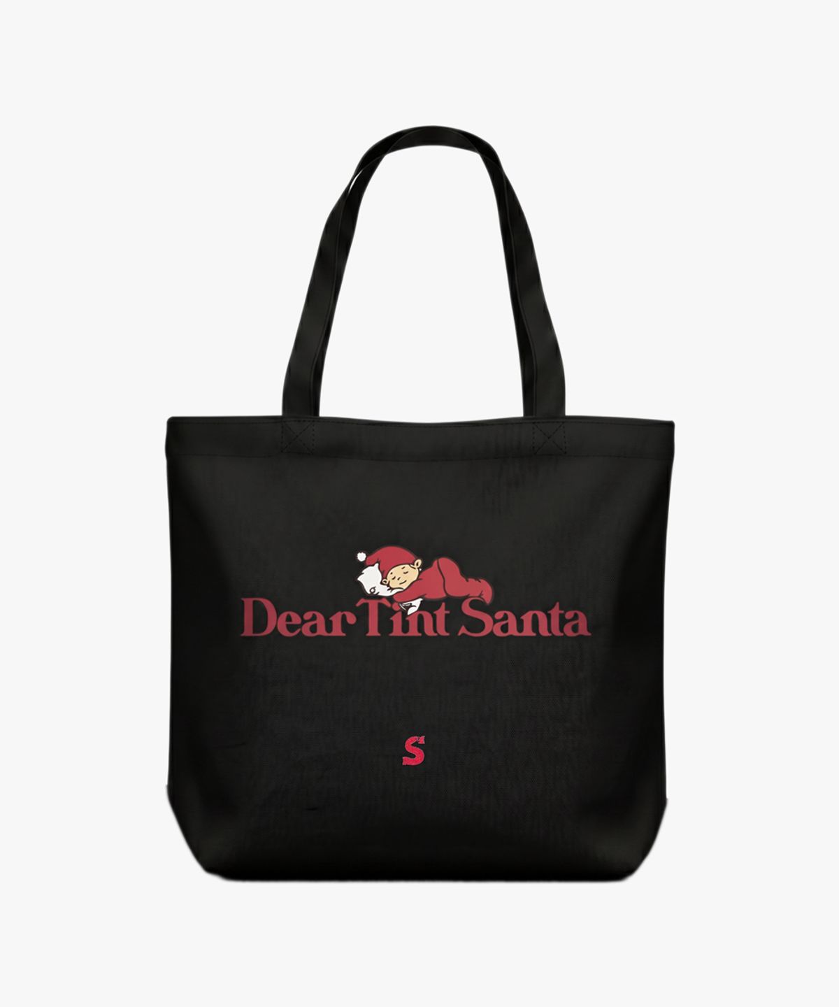 디어틴트산타(DEAR TINT SANTA) Sleeping Santa Big Tote_black