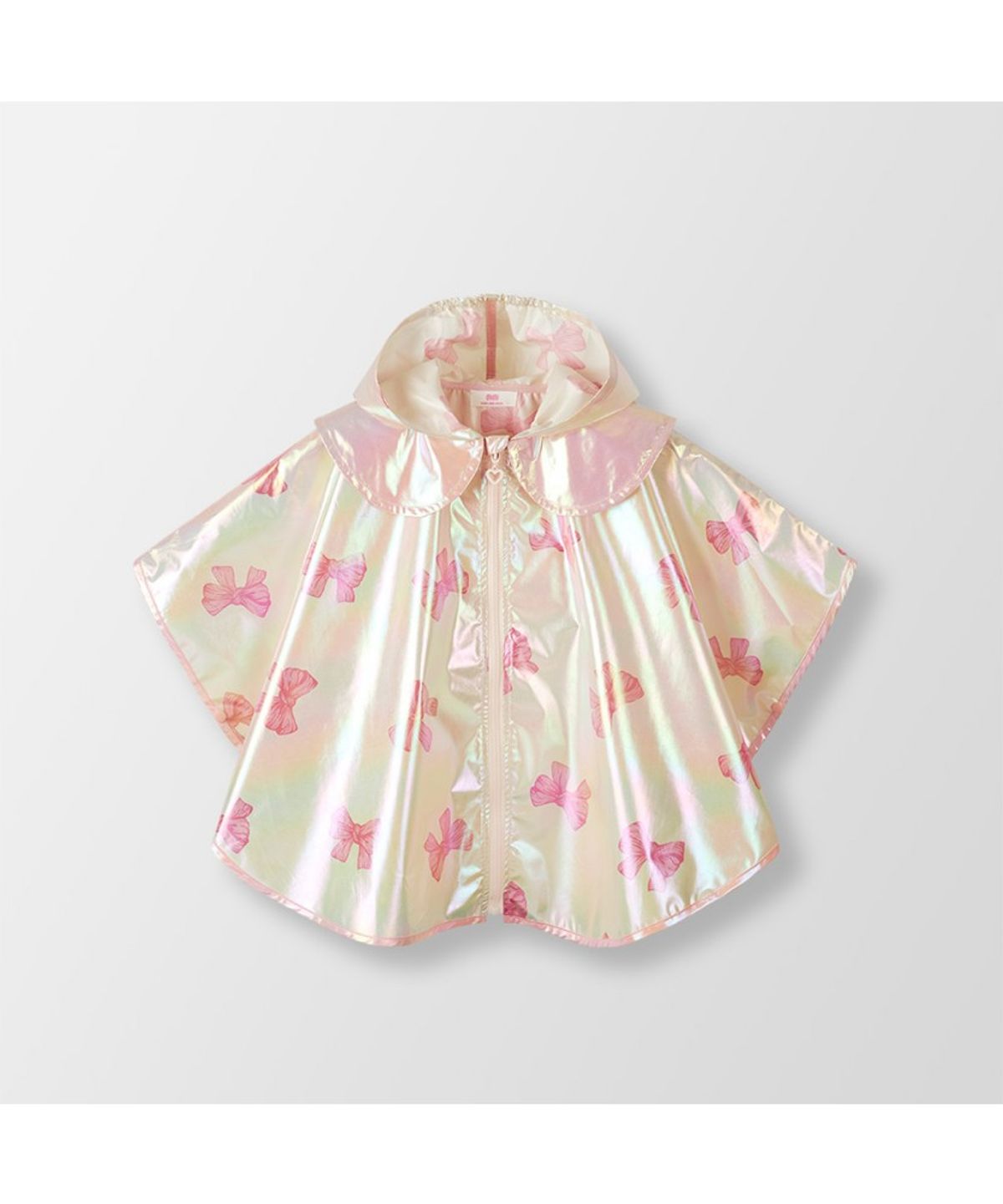 월튼키즈(WALTON KIDS) 글로시리본케이프레인코트