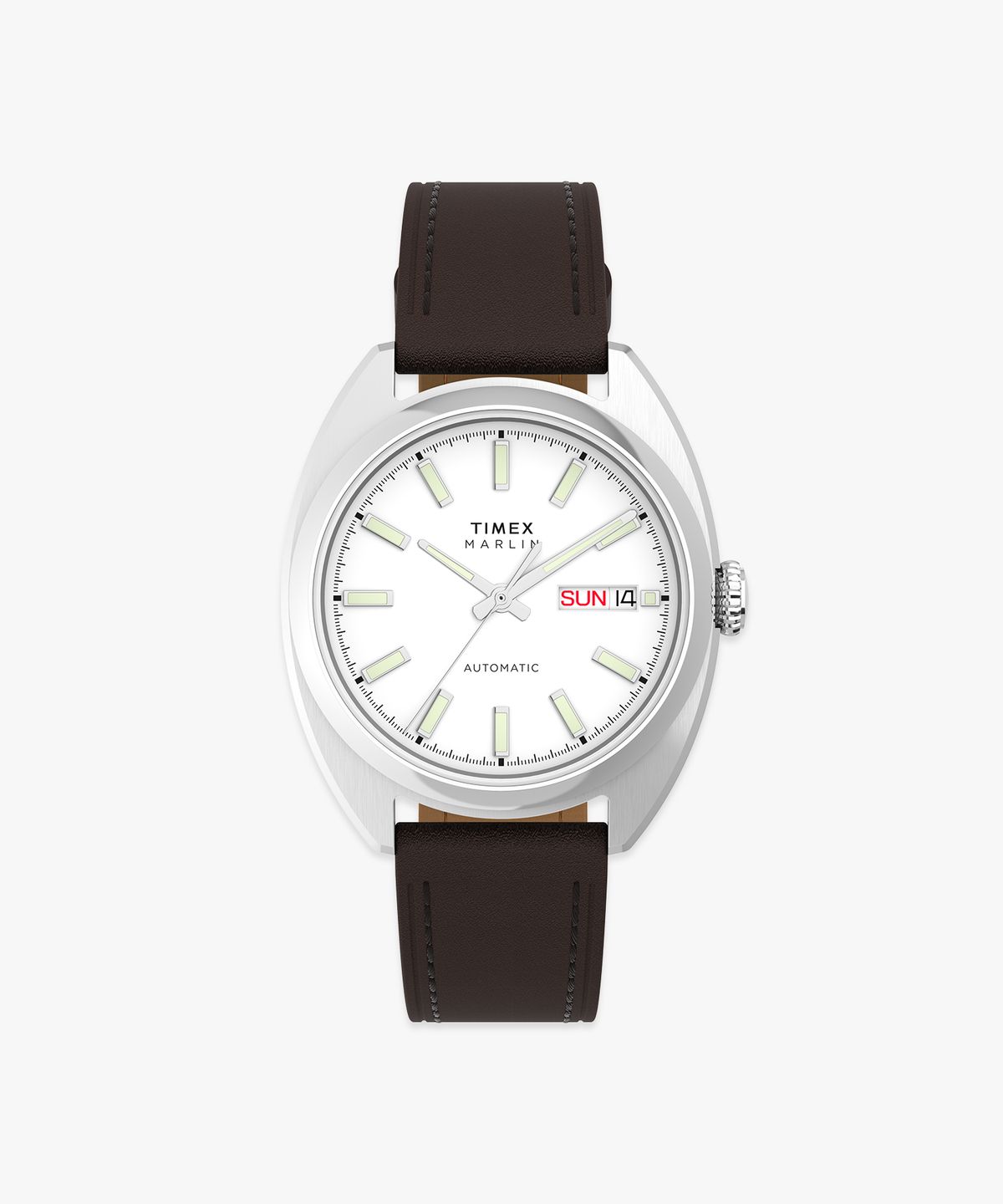 타이맥스(TIMEX) 멀린 드레이퍼 오토매틱 가죽시계 37mm