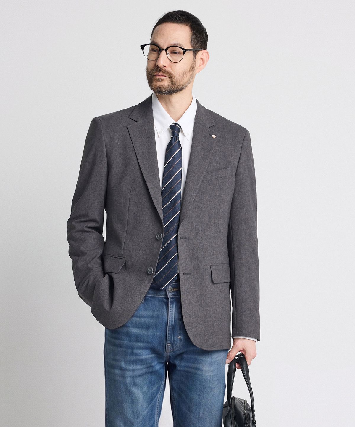 에스티코(STCO) [여름]Motion-Free 에어리 자켓_그레이 (클래식핏)_SSJUB53CSG