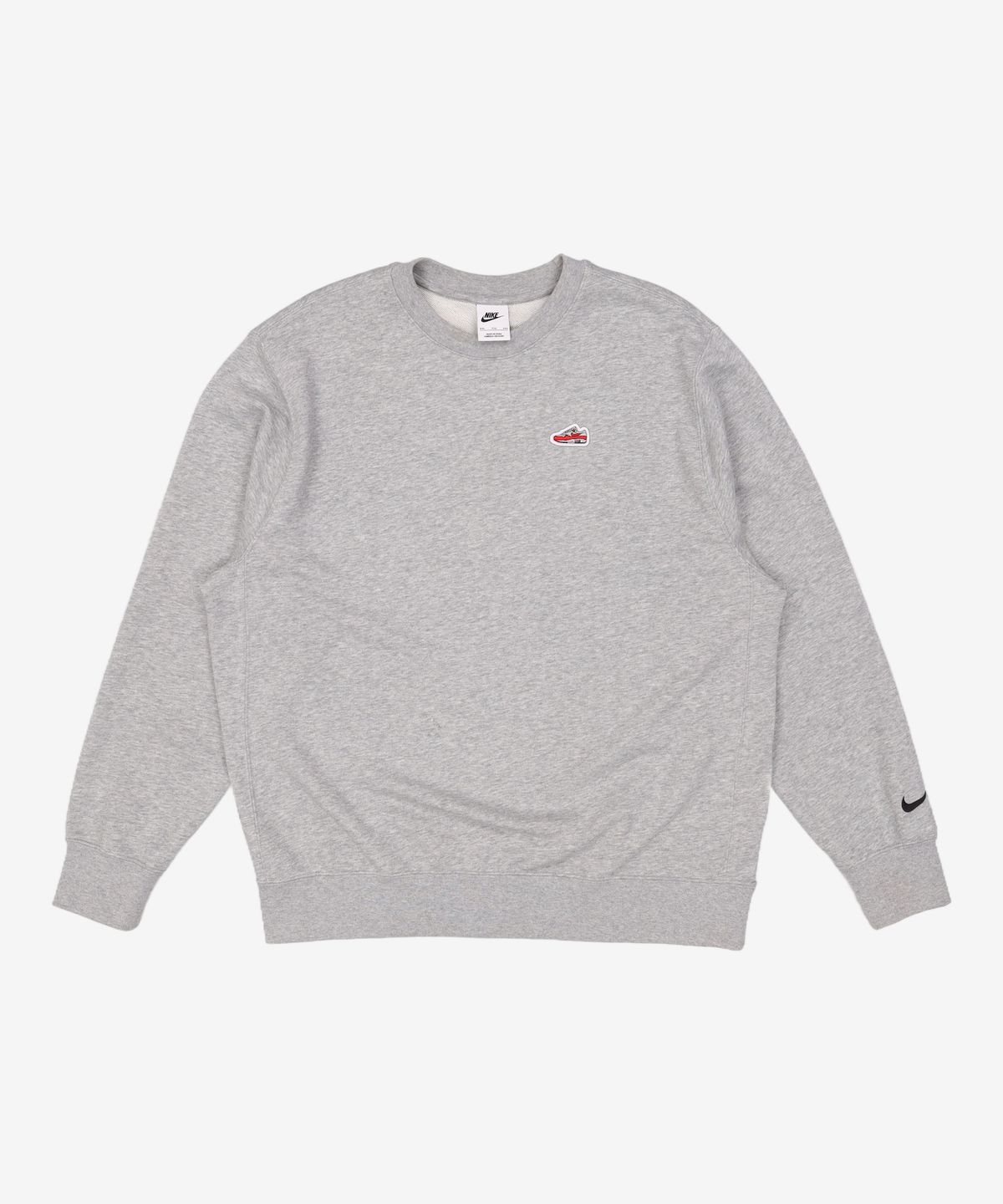 나이키(NIKE) 스포츠웨어 프렌치 테리 크루넥 스웨트셔츠 M - 다크 그레이 헤더:블랙 / FZ5203-063 110