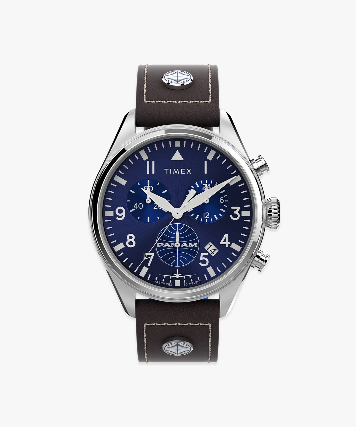 타이맥스(TIMEX) 타이맥스 x 팬암 크로노그래프 파일럿시계 42mm