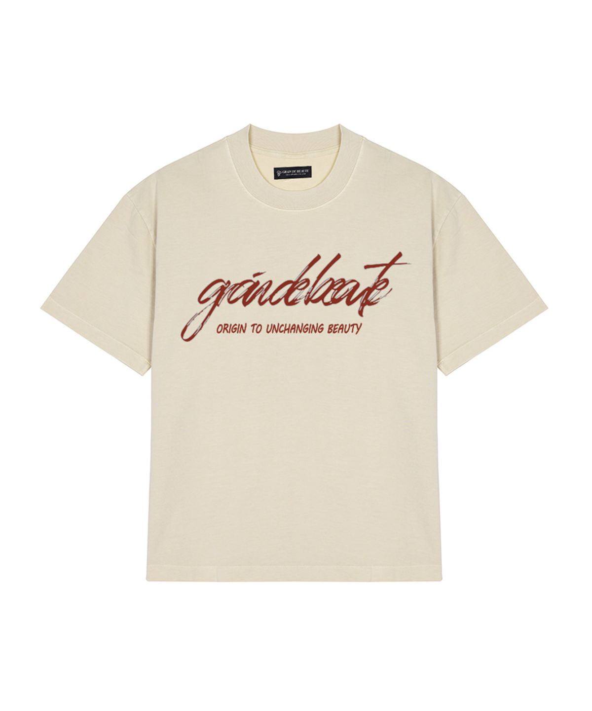그랭드보떼(GRAIN DE BEAUTE) BRUSHED PIGMENT T-SHIRT [BEIGE]