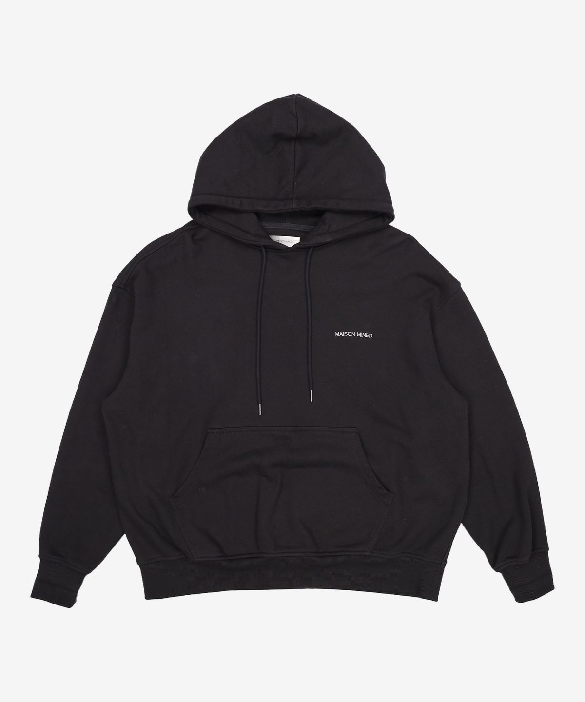 메종미네드(MAISON MINED) BUTTERFLY EFFECT HOODIE BLACK L
