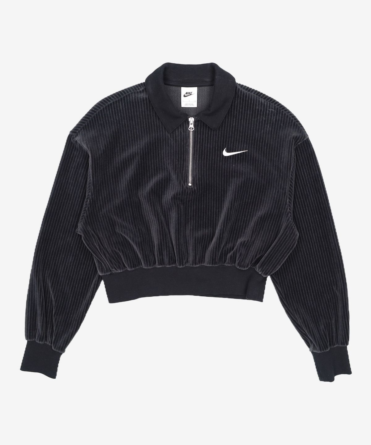 나이키(NIKE) 스포츠웨어 벨루어 쿼터집 탑 W - 블랙:세일 / DQ5939-010 S