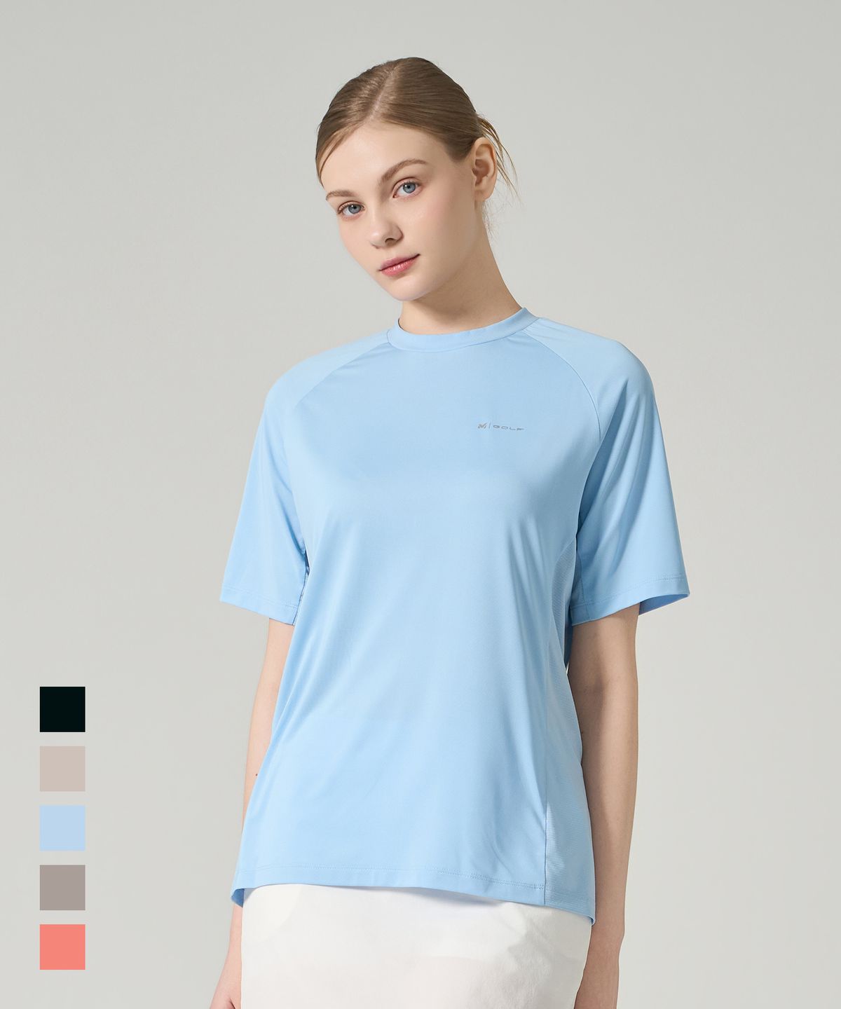 밀레골프(MILLET GOLF) 스트레치 메쉬 반팔티 여성 5color