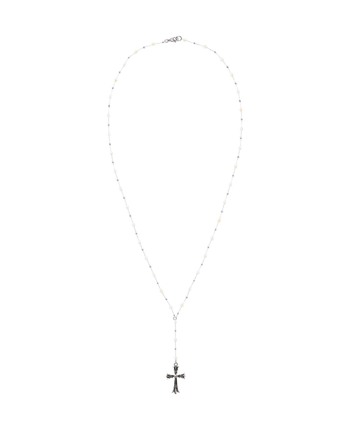 레씨토(LECYTO) Antique Mixxed Cross Necklace_[Ivory]