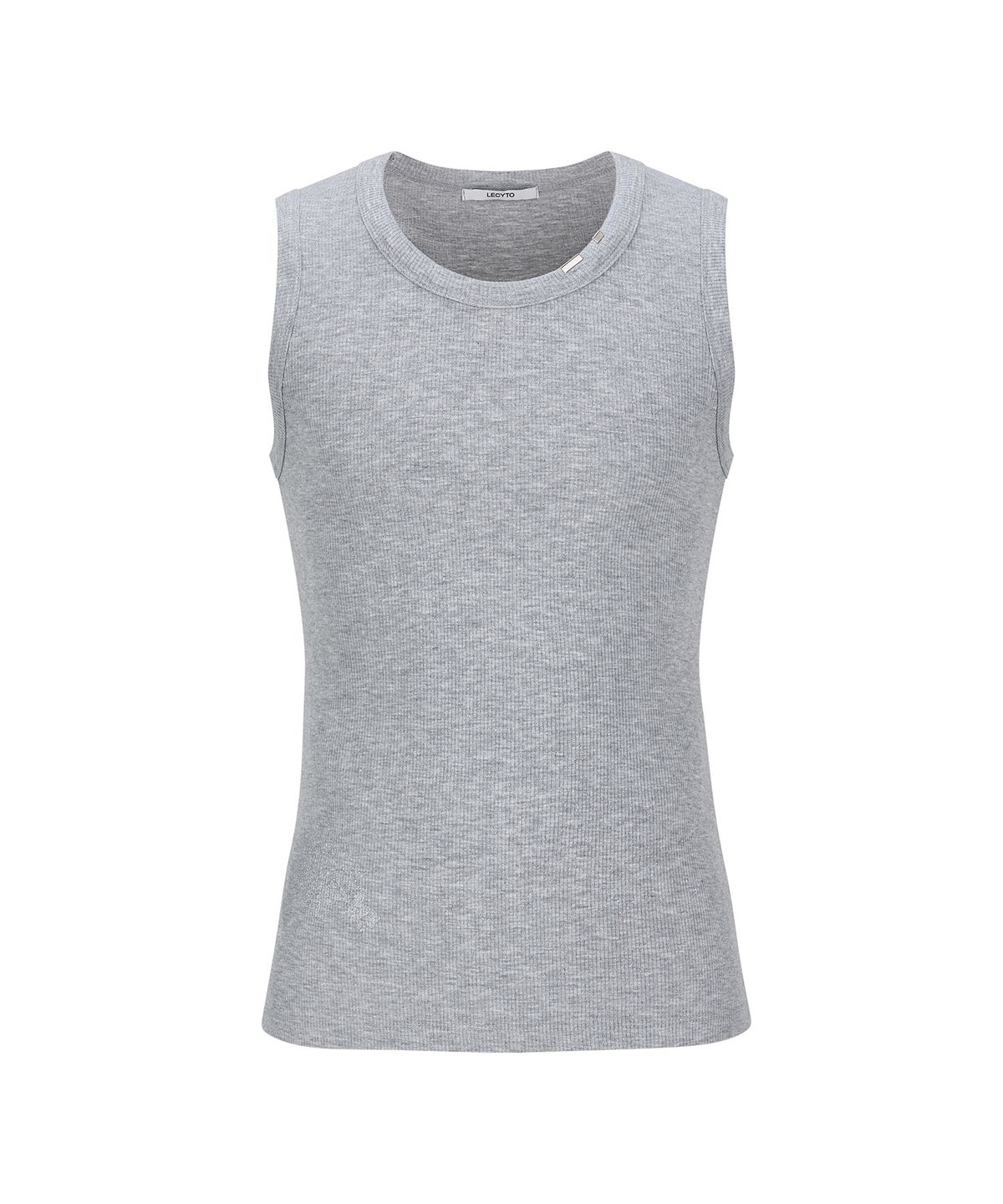 레씨토(LECYTO) Glitter Rib Sleeveless_[Gray]
