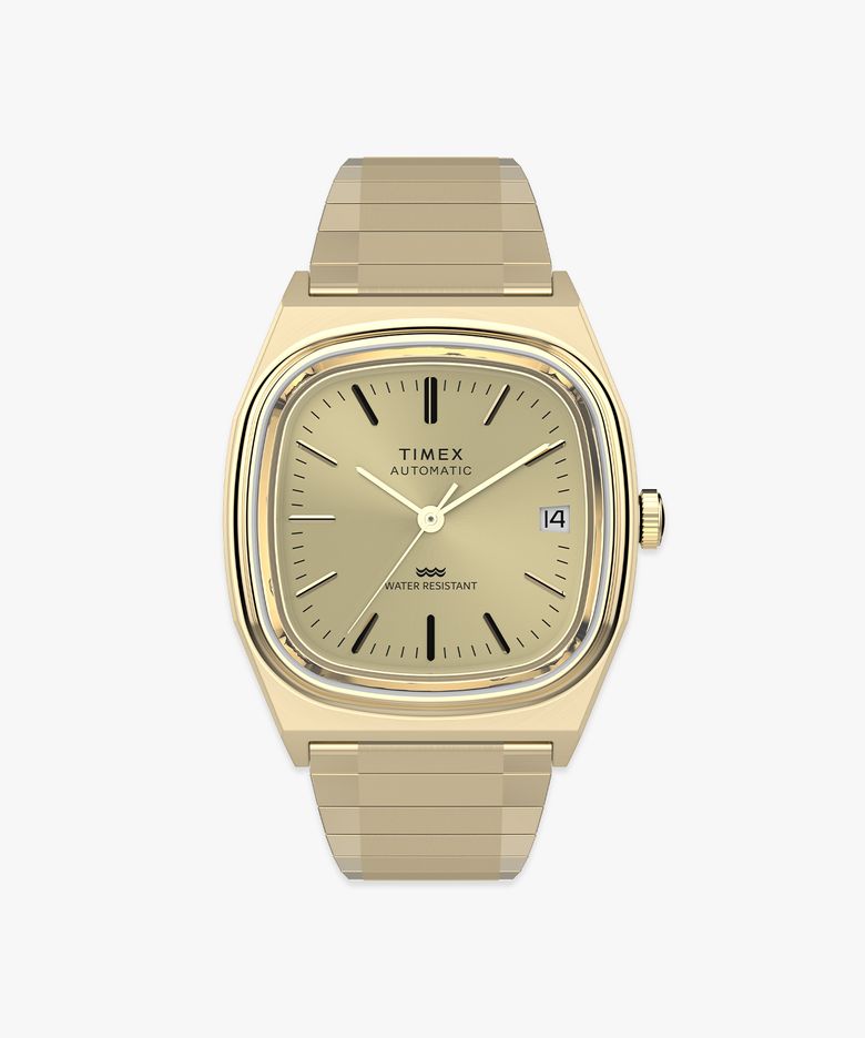 E라인 오토매틱 1983 리이슈 금장시계 34mm