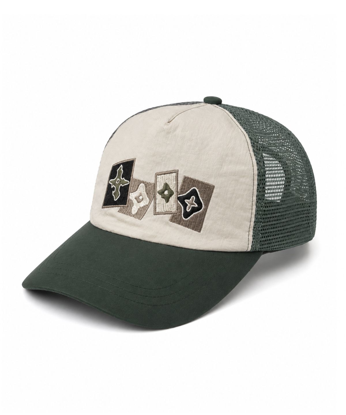 낫포너드(NOT4NERD) Fragment Symbol Mesh Running Cap - Green