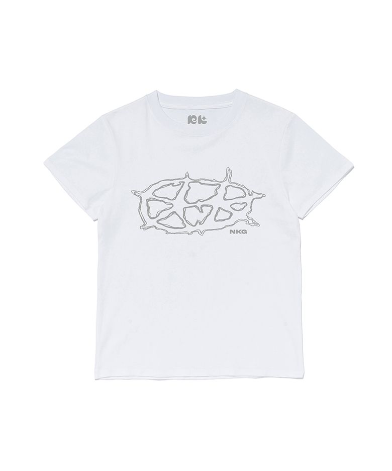 DOUBLE STAR SLIM TEE (WHITE)
