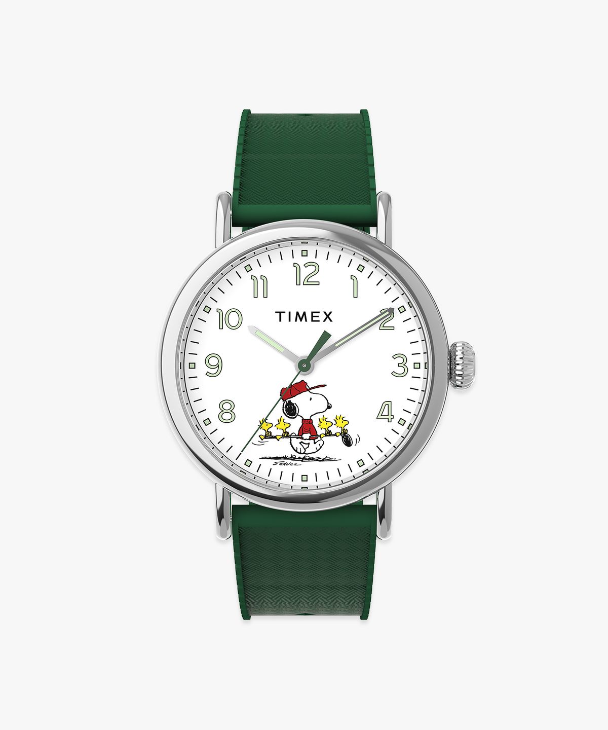 타이맥스(TIMEX) 타이맥스 x 피너츠 스탠다드 골프 러버스트랩 손목시계 40mm