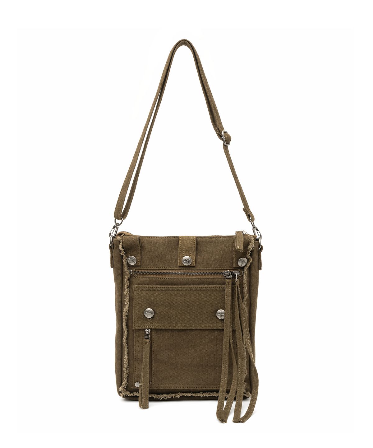 낫포너드(NOT4NERD) Stud Pocket Western Belt Bag - Brown