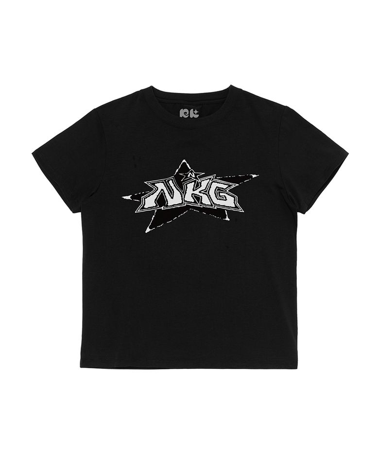 NKG STAR SLIM TEE (BLACK)