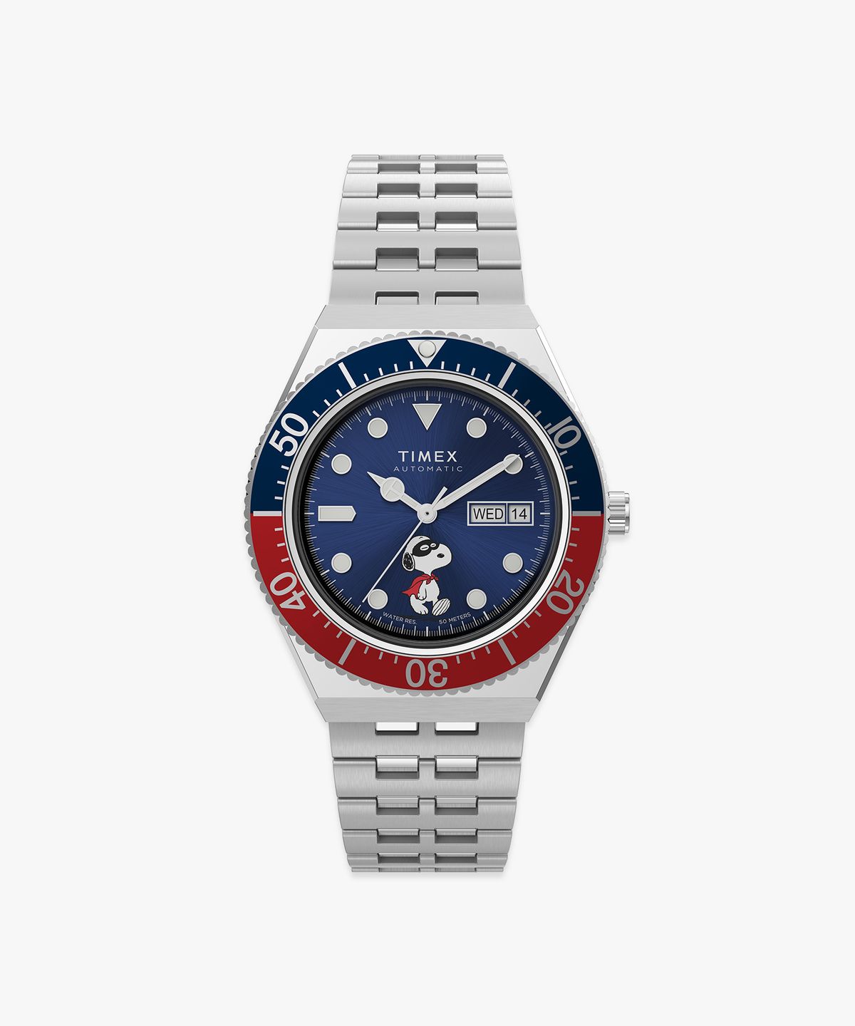 타이맥스(TIMEX) 타이맥스 x 피너츠 M79 오토매틱 선레이 다이얼 메탈시계 40mm