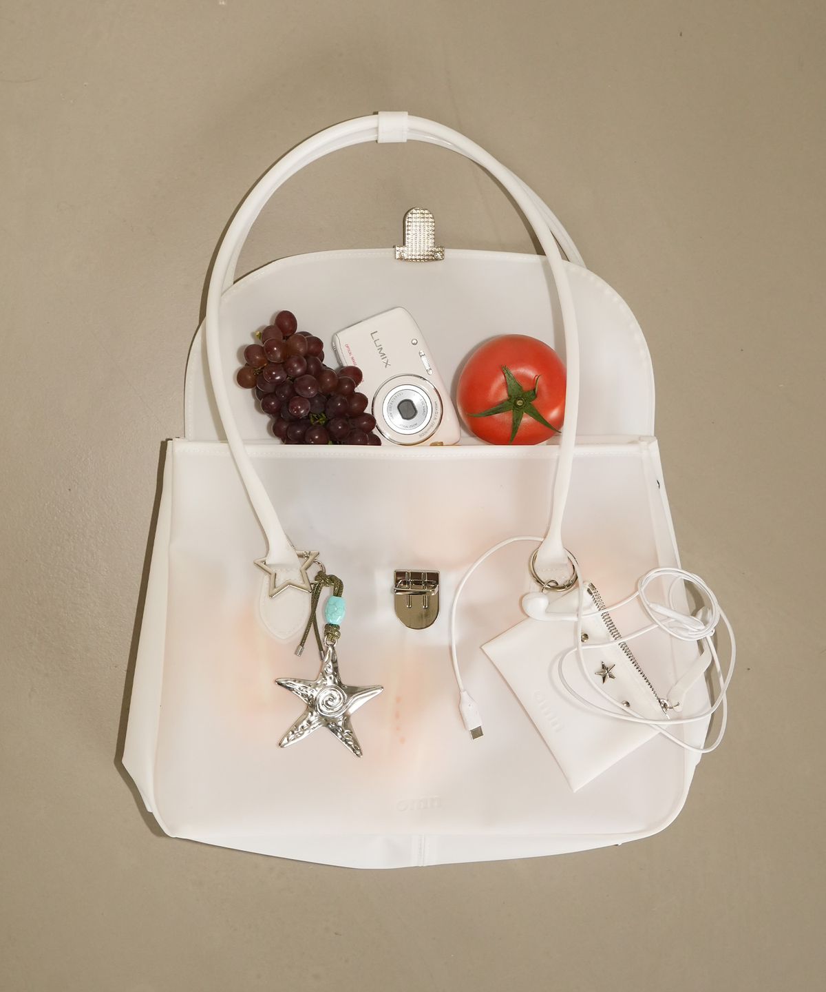 옴니포턴트(OMNIPOTENT) Candy Jelly Tote Bag & Card Wallet _5Colors