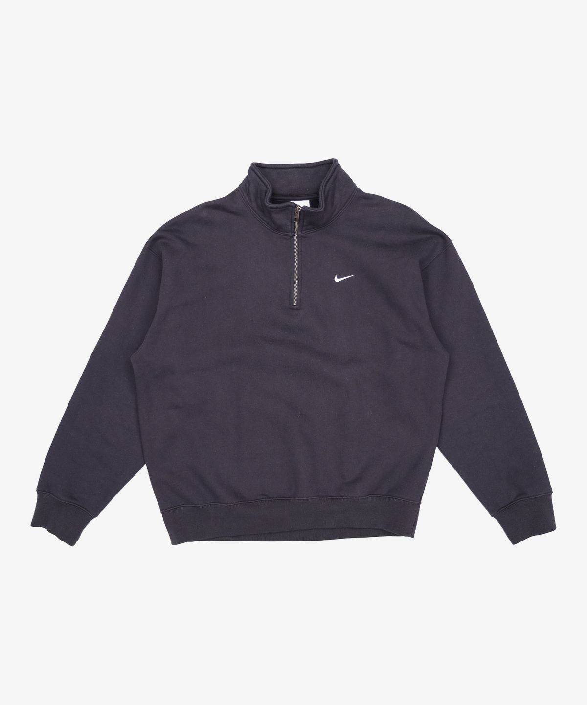 나이키(NIKE) 솔로 스우시 쿼터집 탑 M - 블랙:화이트 / DQ5210-010 L