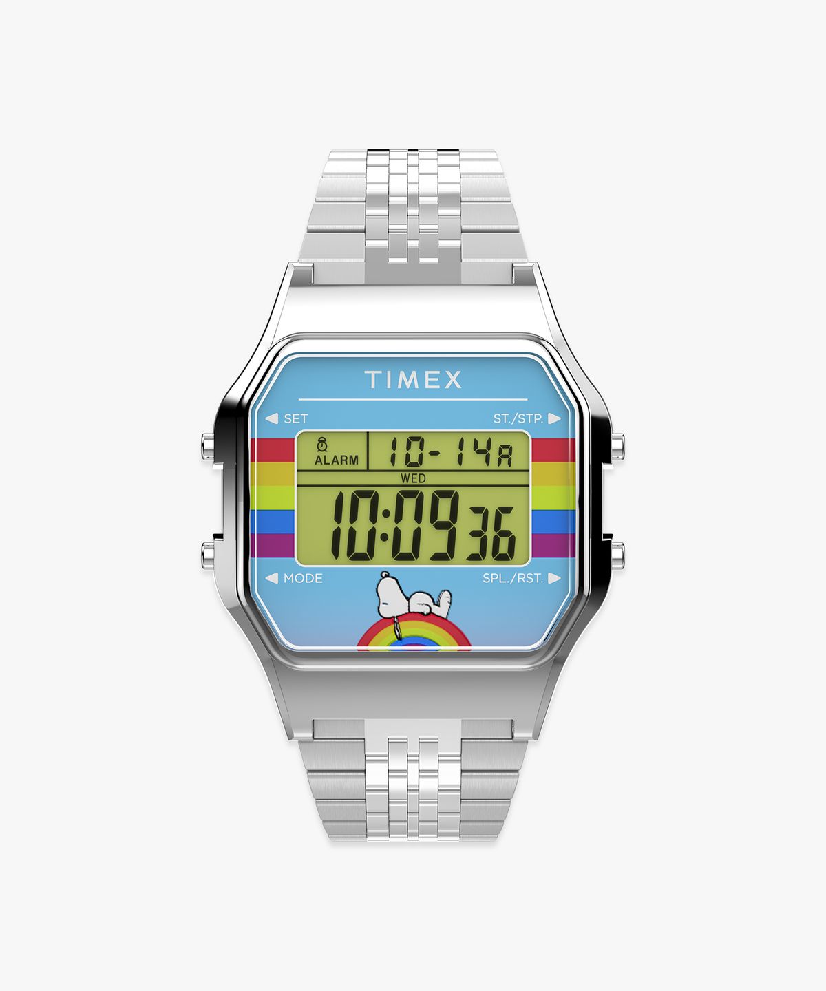타이맥스(TIMEX) 타이맥스 x 피너츠 T80 드림 인 컬러 메탈손목시계 34mm
