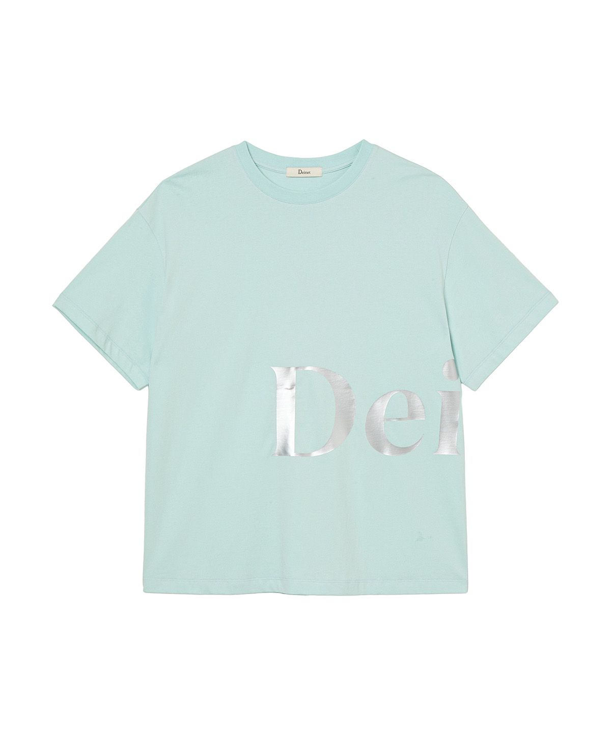 다이닛(DEINET) SILVER LOGO T-SHIRT IN MINT