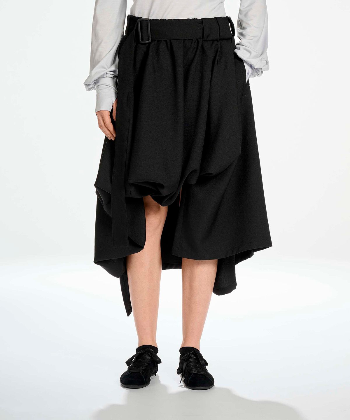 와이쓰리(Y-3) (W) 어댑트 스포츠 유니폼 스커트 블랙 ADAPT SU SKIRT BLACK