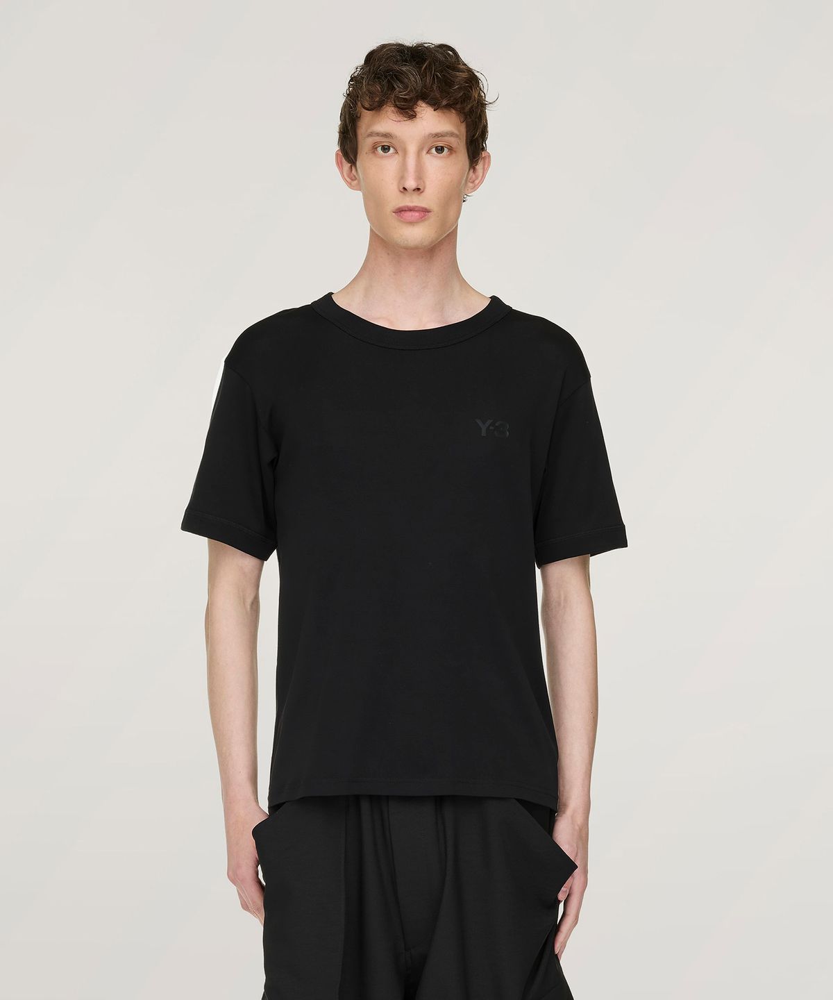 와이쓰리(Y-3) (U) 슬림 티셔츠 블랙 SLIM TEE BLACK