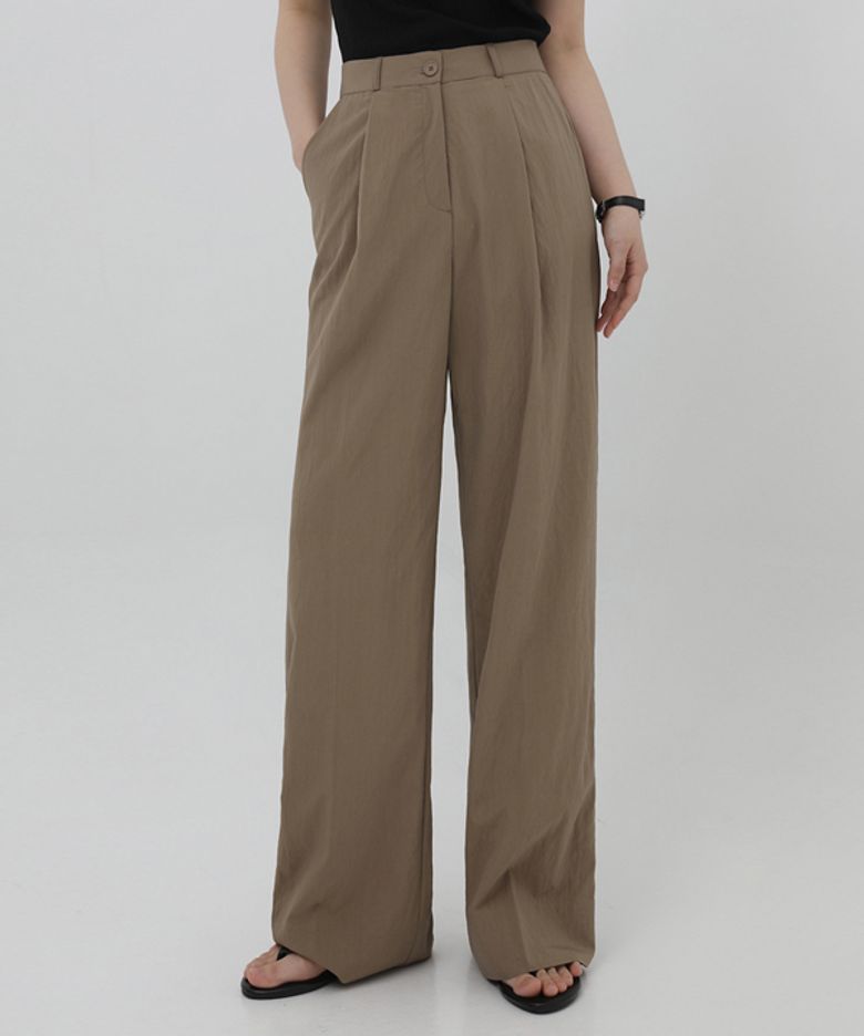 [150.160ver] WIDE SLACKS.011 -coolrayon70/2color/3size