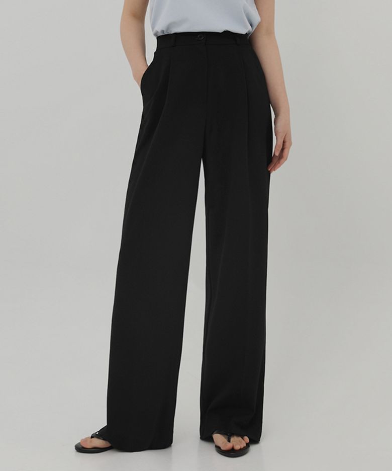 [150.160ver] WIDE SLACKS.010 -쿨링고탄력/1color/3size