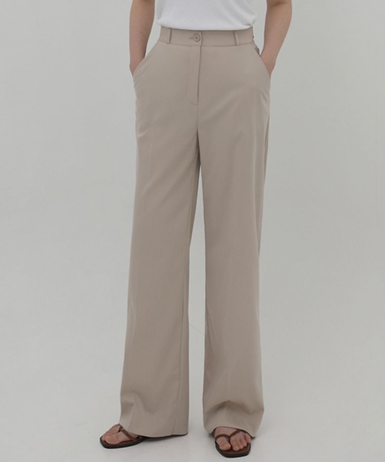 [150.160ver] WIDE SLACKS.008 -coolrayon20/1color/3size
