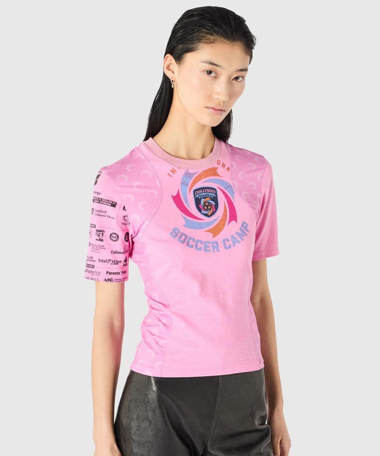 (W) UPC 저지 숏슬리브 베이비 핏 티셔츠 핑크 UPC JERSEY SS BABY FIT T-SHIRT PK30 PINK