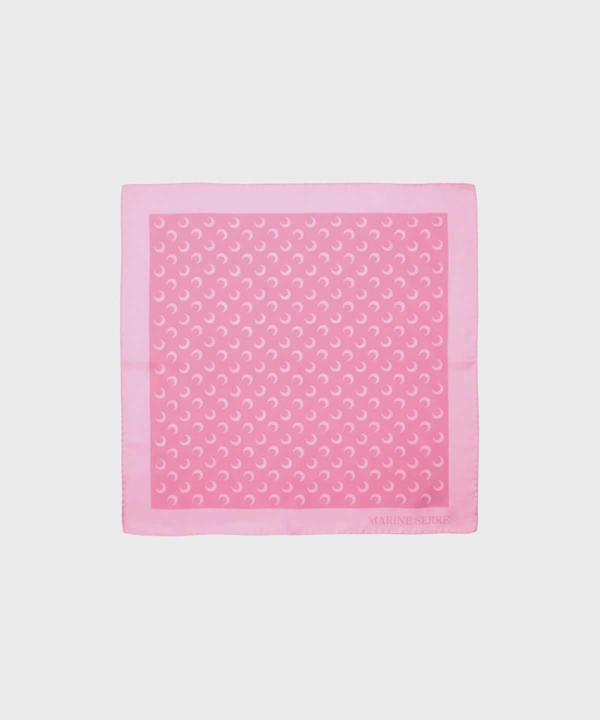 마린 세르(MARINE SERRE) (U) 문 실크 스카프 핑크 MOON SILK SCARF PK30 PINK