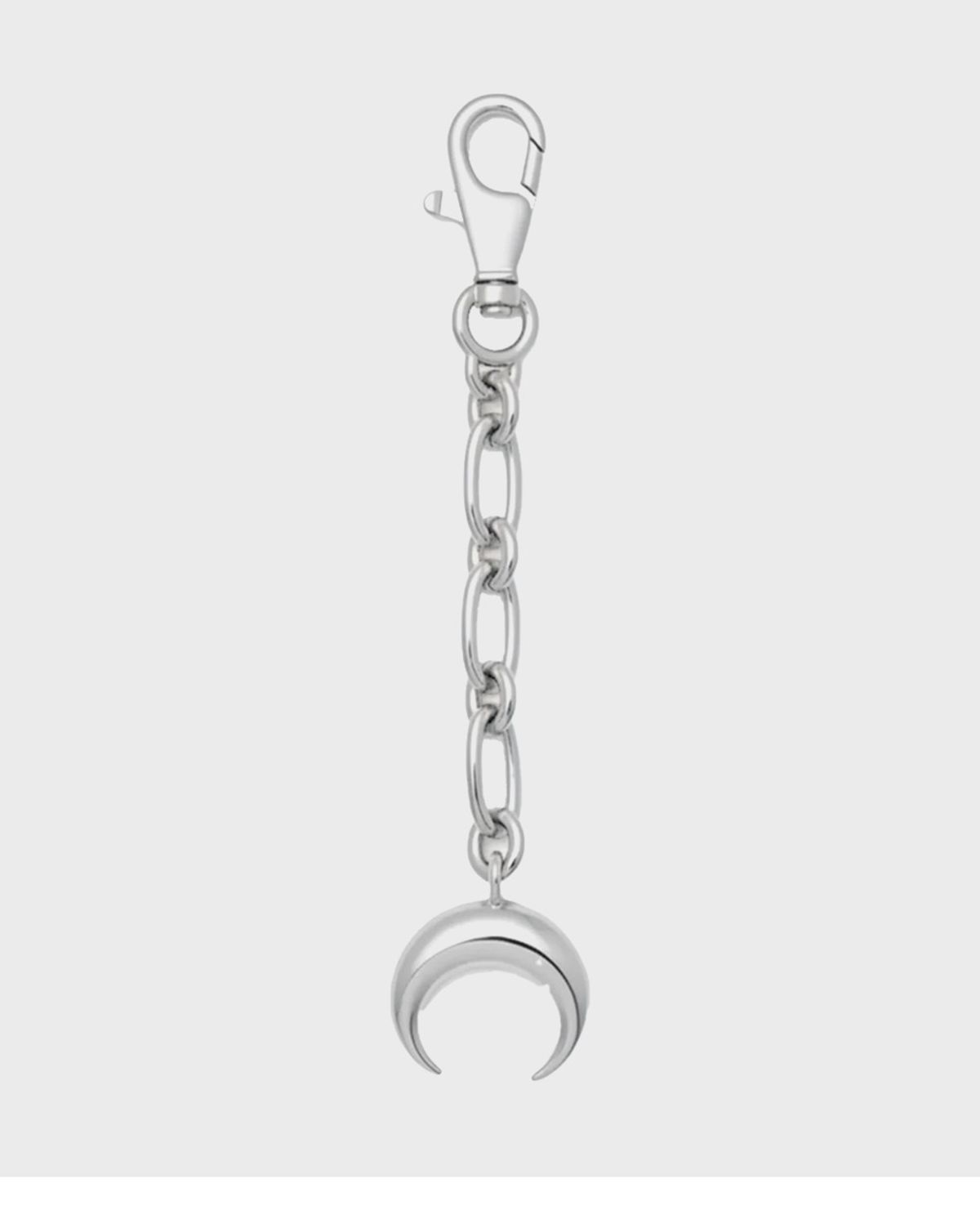 마린 세르(MARINE SERRE) (U) 문 참 키체인 샤이니 실버 MOON CHARM KEYCHAIN MT11 SHINY SILVER