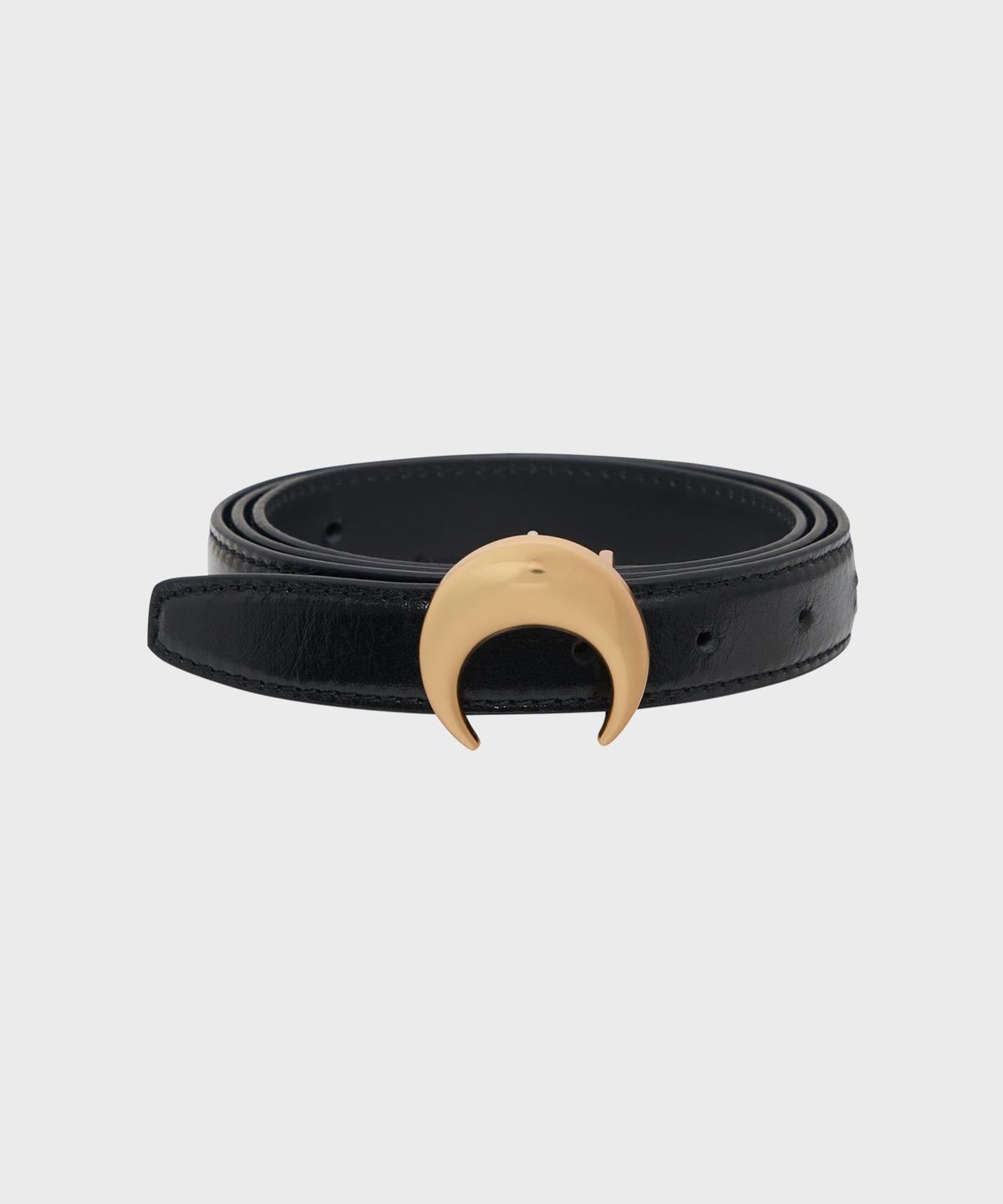 마린 세르(MARINE SERRE) (U) MS 문 벨트 블랙 골드 MS MOON BELT BK93 BLACK/GOLD