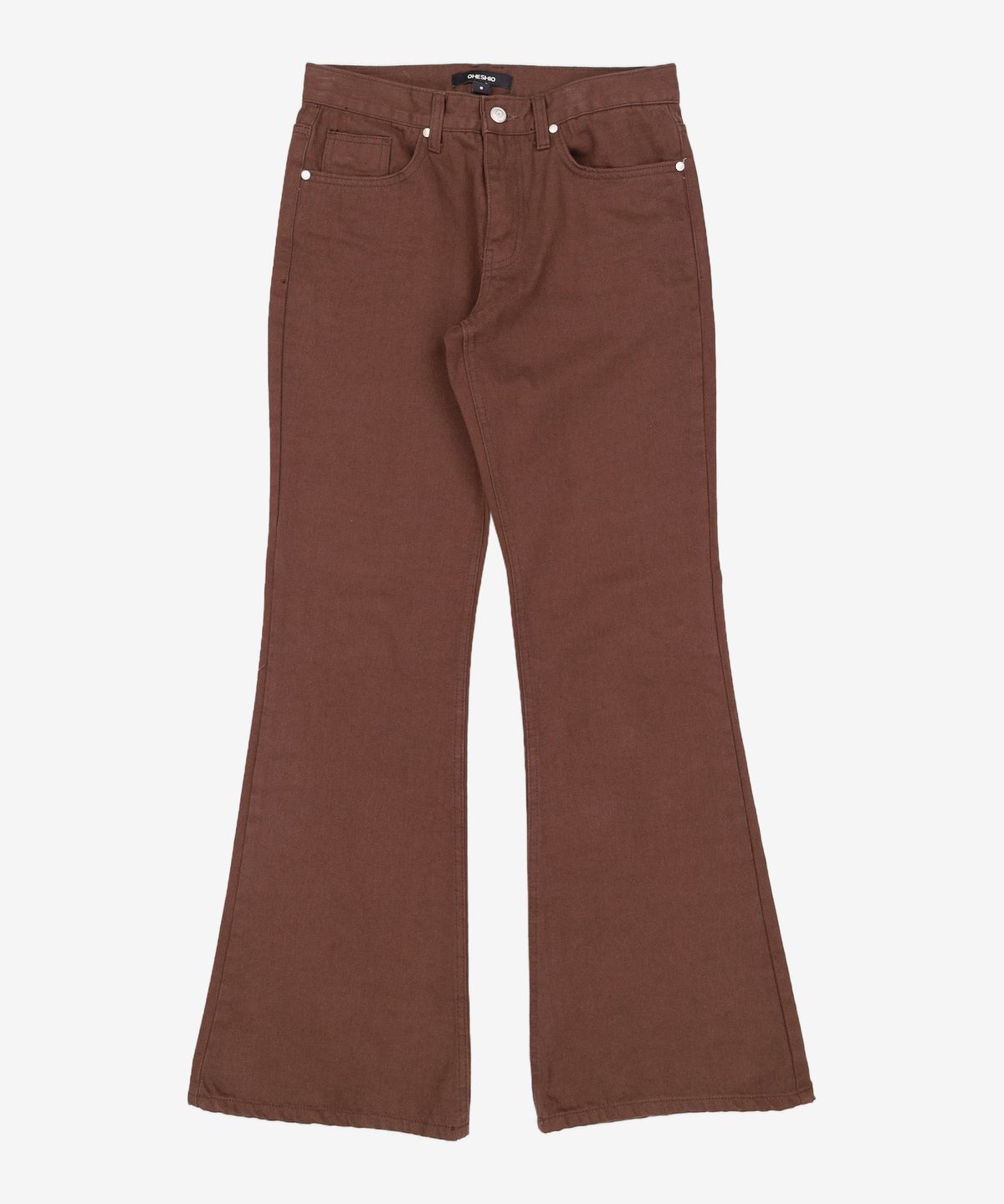 오헤시오(OHESHIO) BOOTS CUT COTTON PANTS, BLACK S