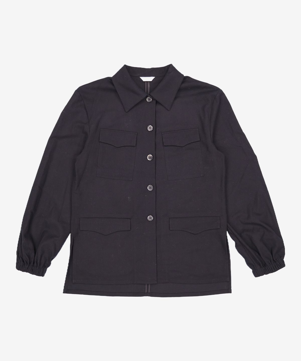 누브(NOUVE) Four Pocket Shirt-Black FREE