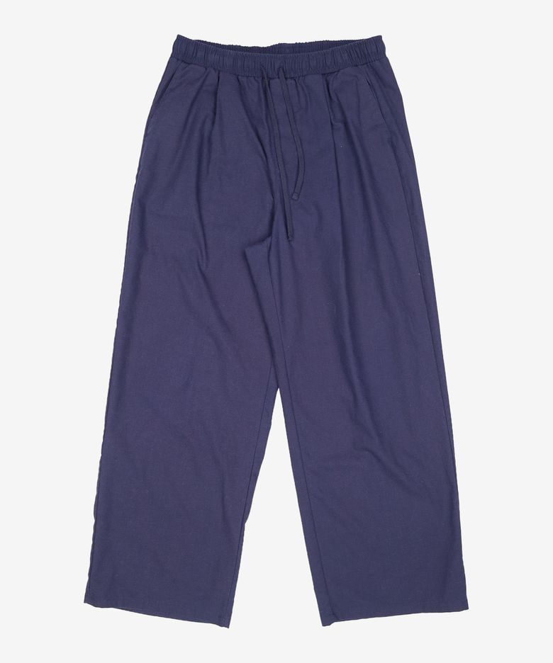 [2PACK] One Tuck Wide Linen Banding Pants (3 Color) XL