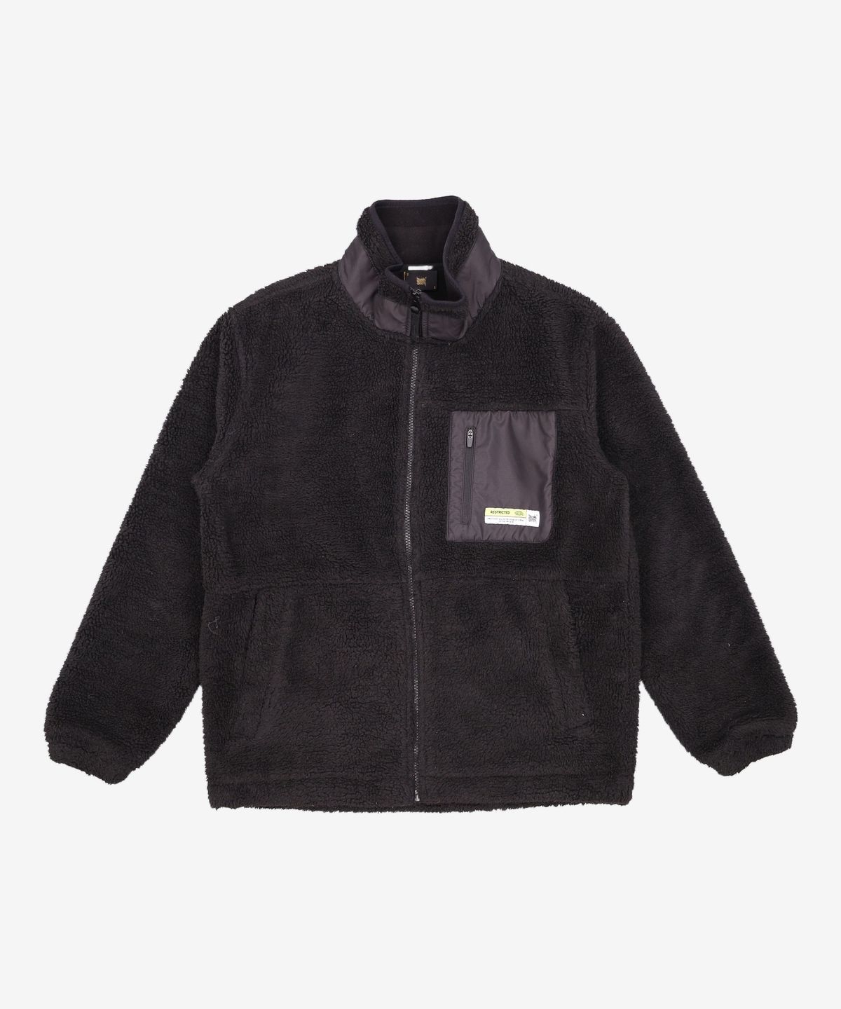 브라운브레스(BROWNBREATH) TAG BOA FLEECE JACKET - BLACK S