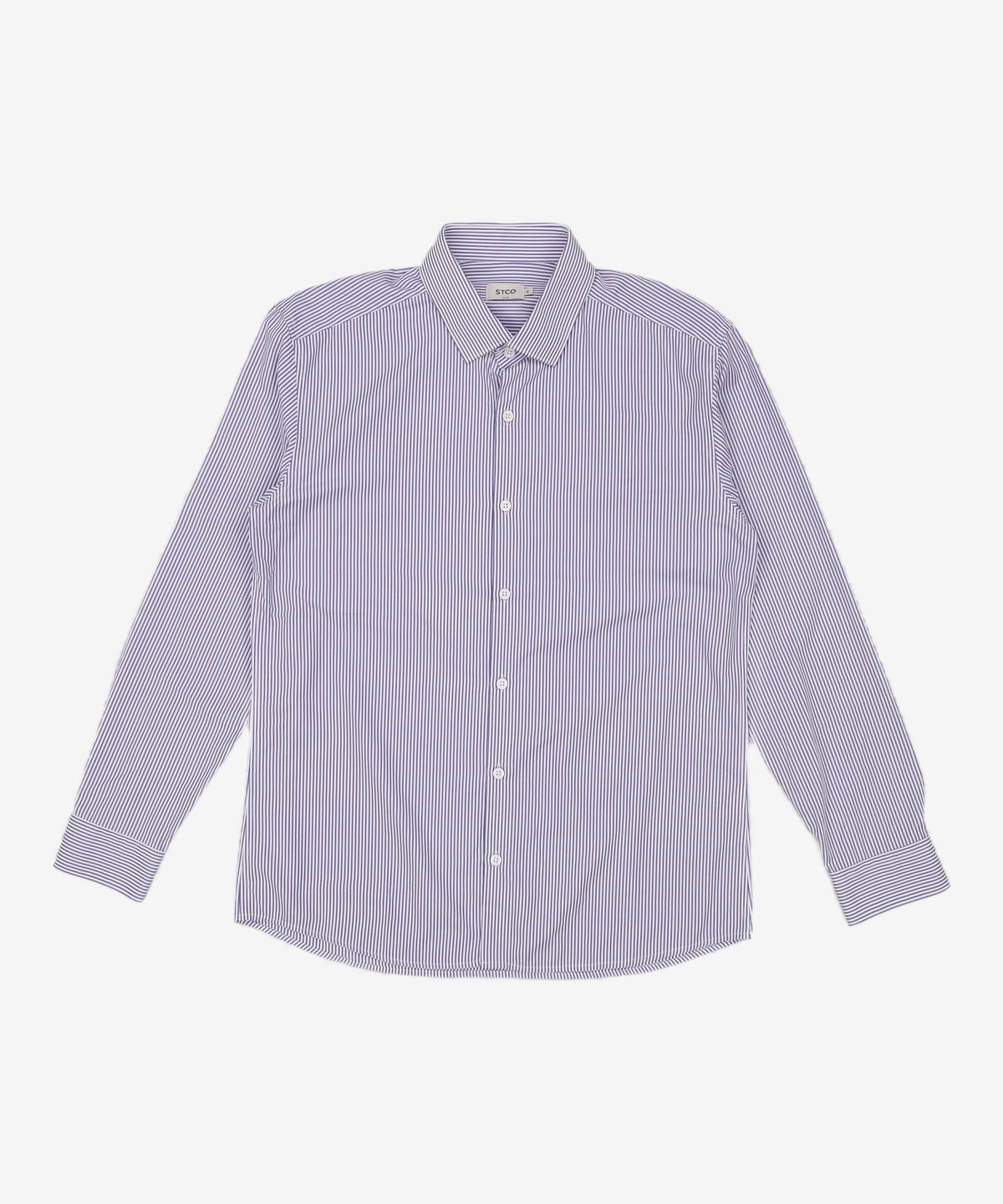 에스티코(STCO) Light&Soft SHIRTS_네이비 스트라이프 (슬림핏) 105