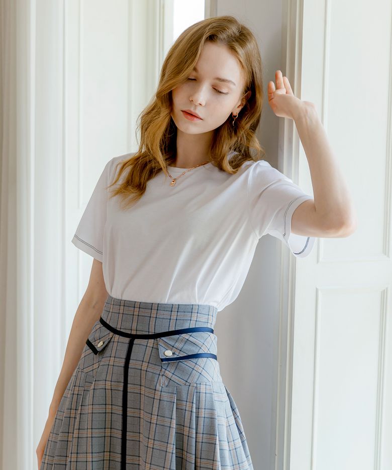 팬지 샤이니 티셔츠 (화이트)