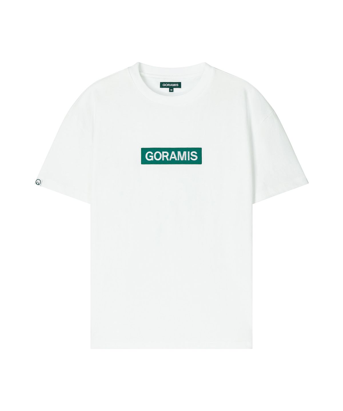 고라미스(GORAMIS) 박스 와펜 티셔츠 [WHITE]