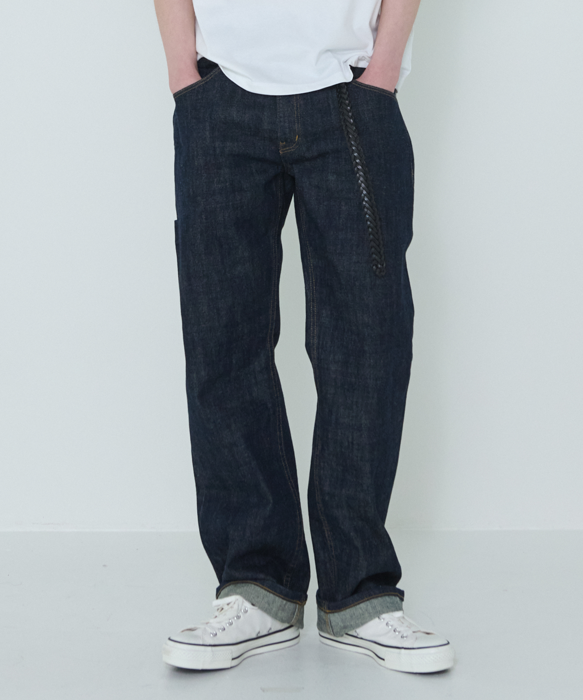 더씽인데어데어(THE THING IN THEIR THERE) Shuttle-Loom Selvedge Denim Indigo