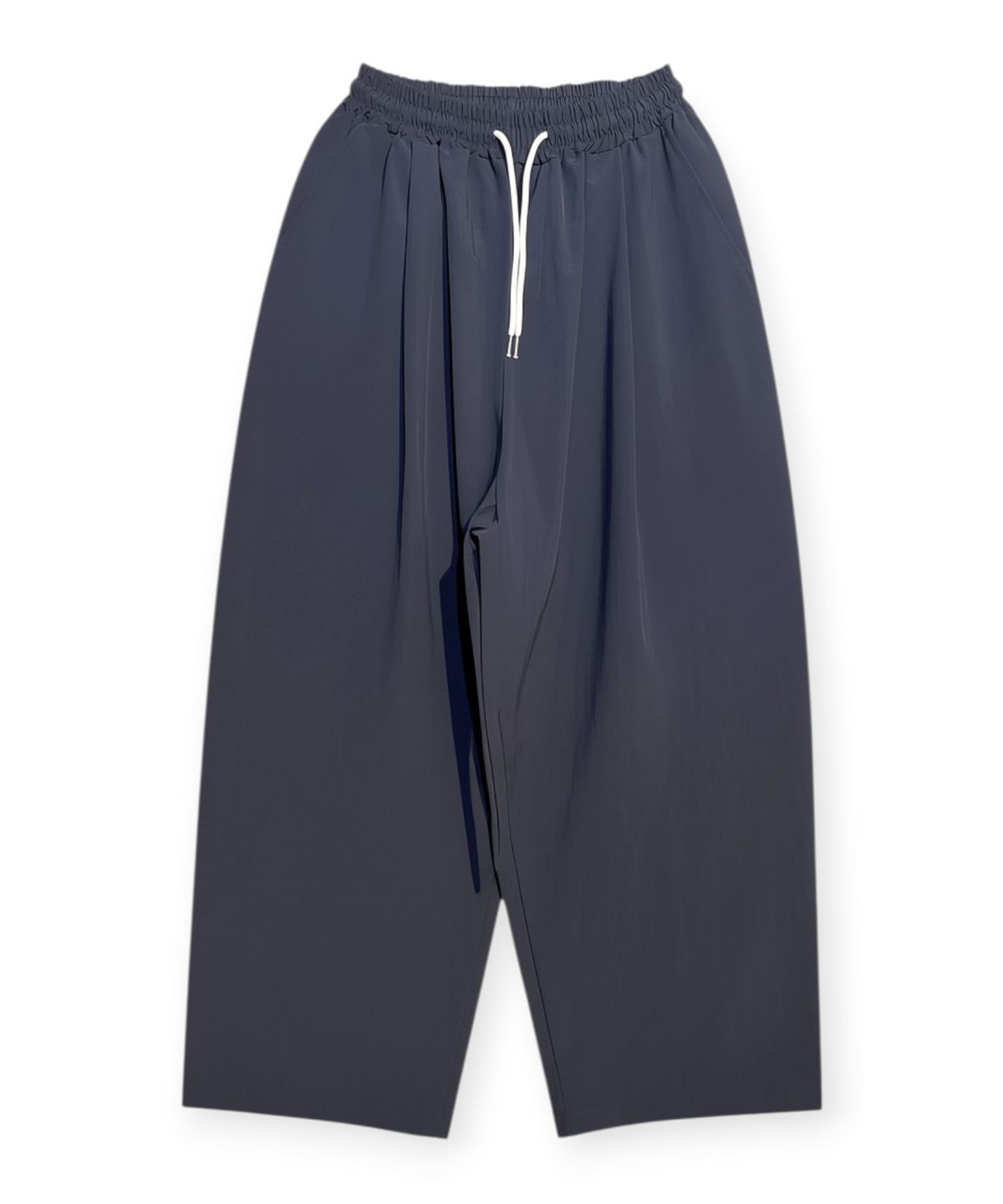 본슬리피(BORN SLIPPY) Soft Nylon Wide Pants (Charcoal)
