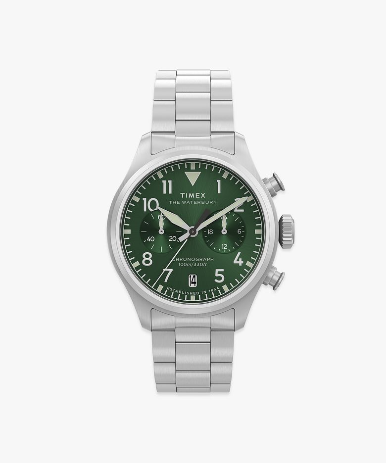 워터베리 에이스 크로노그래프 메탈 남성시계 41mm