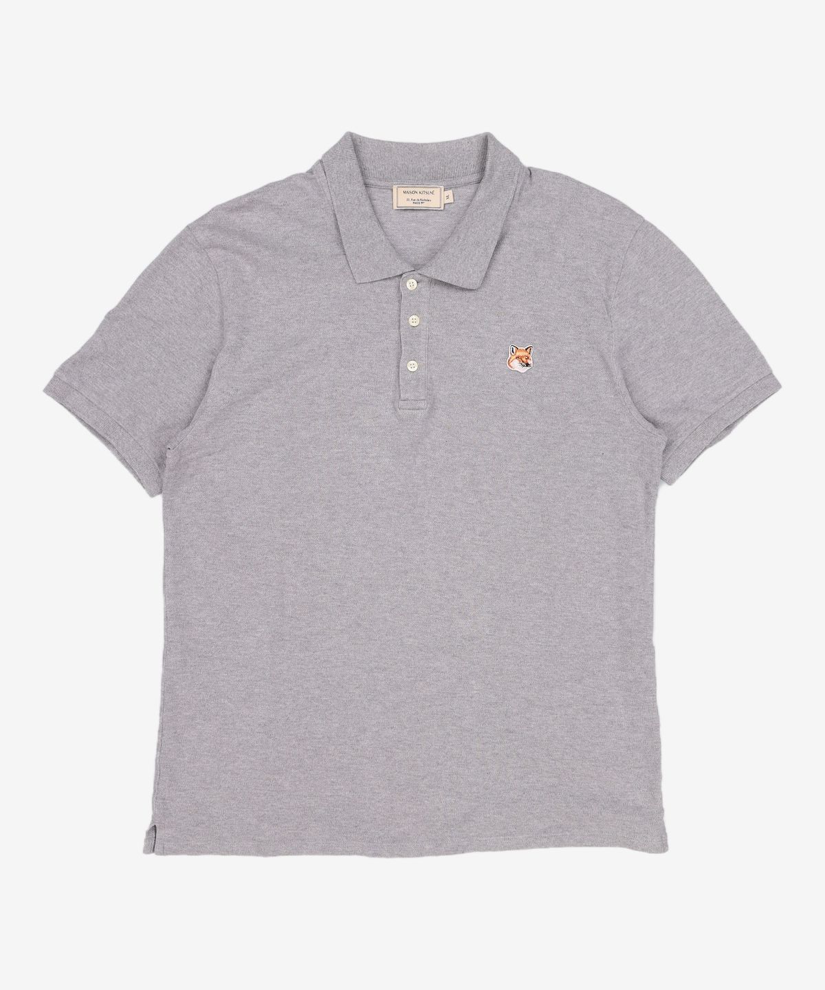 메종 키츠네(MAISON KITSUNE) 22SS 폭스헤드 폴로 티셔츠 FU00203KJ7007 XL