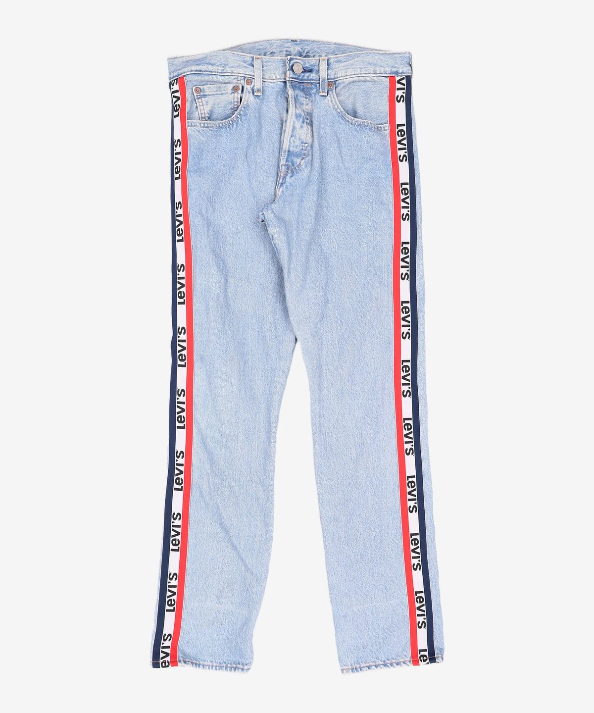 리바이스(LEVI'S) 남성 501 테이퍼드 핏 스트라이프 진_59439-0000 30