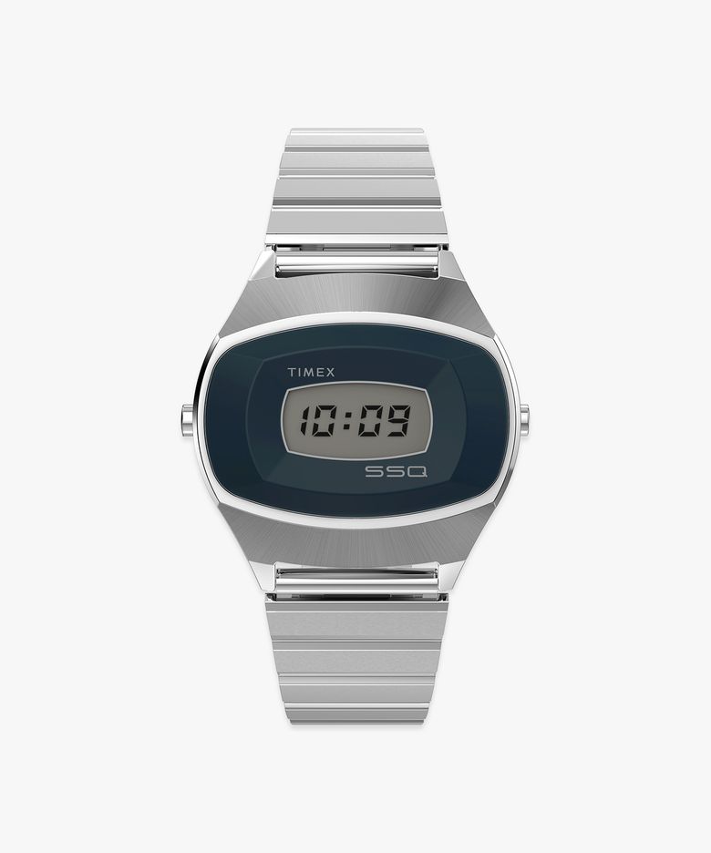 Q TIMEX 1975 SSQ 리이슈 디지털시계 38mm