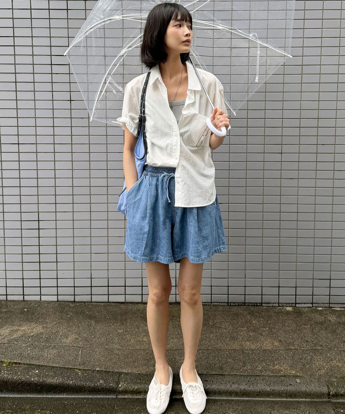 마롭(MALOUPE) 9206 경량 하프 데님 팬츠 (2 COLORS)