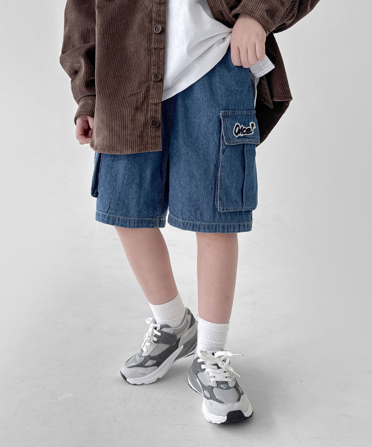 베리클로젯(BERRYCLOSET) 프라임 버뮤다 데님 팬츠