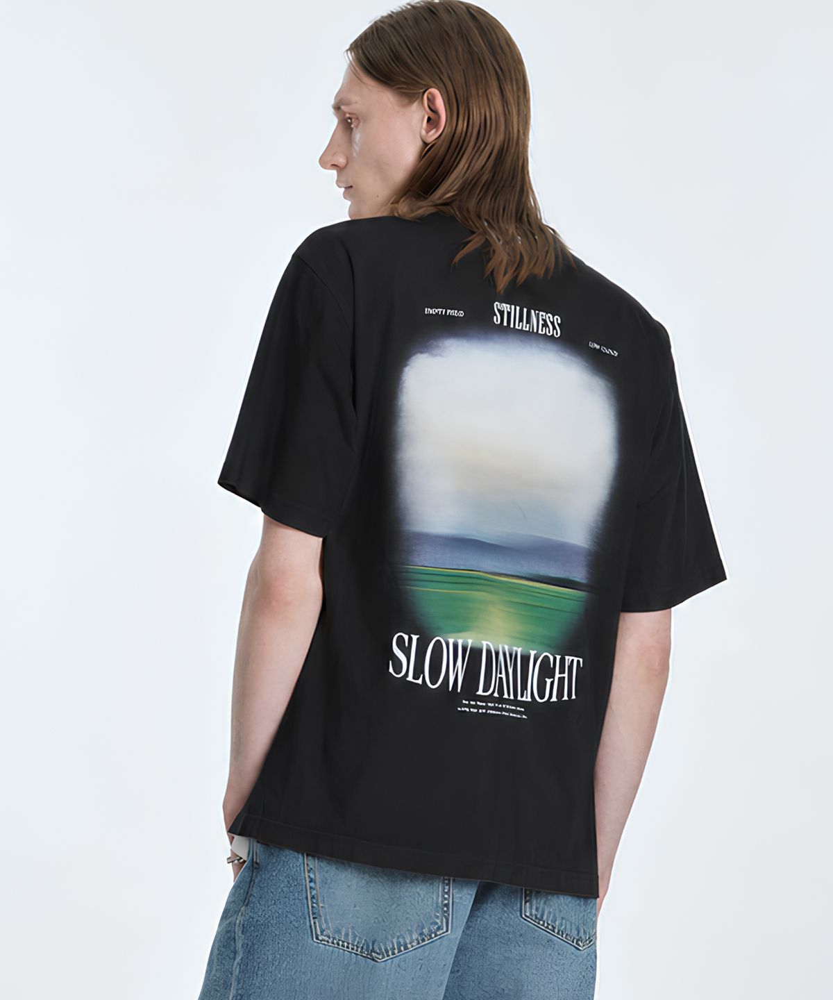 일꼬르소(IL CORSO) CRS 「Sorona Cotton」 Slow Daylight 숏 슬리브 티셔츠 블랙
