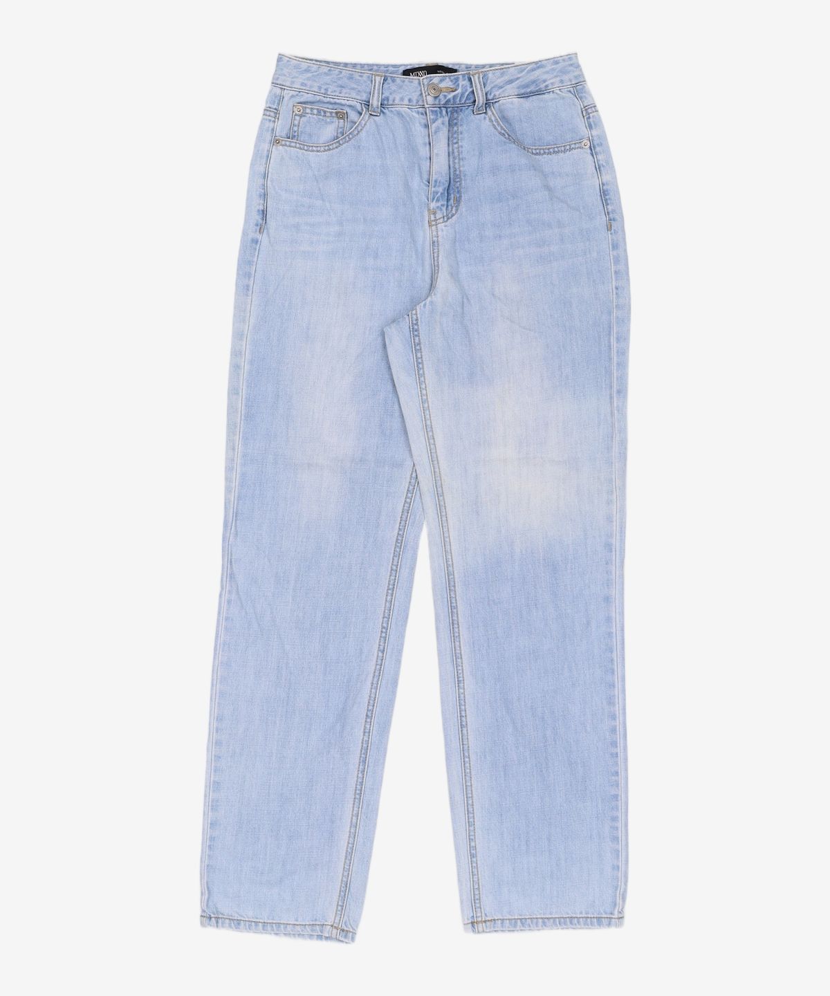미쏘(MIXXO) 롤업 일자핏 데님 MIWTJB737J 26