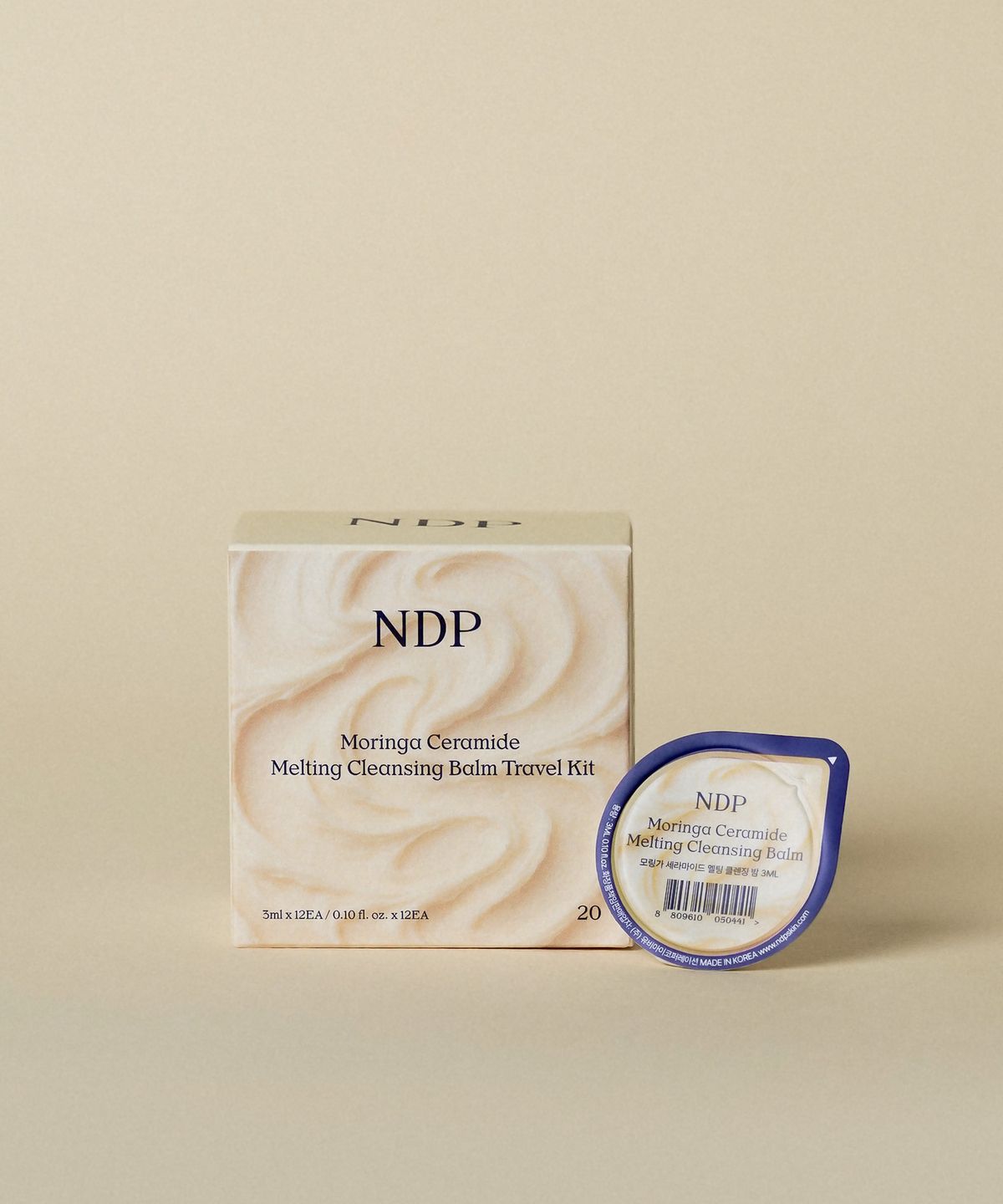 엔디피(NDP) 모링가 세라마이드 멜팅 클렌징밤 트래블키트 (3ml X 12개)